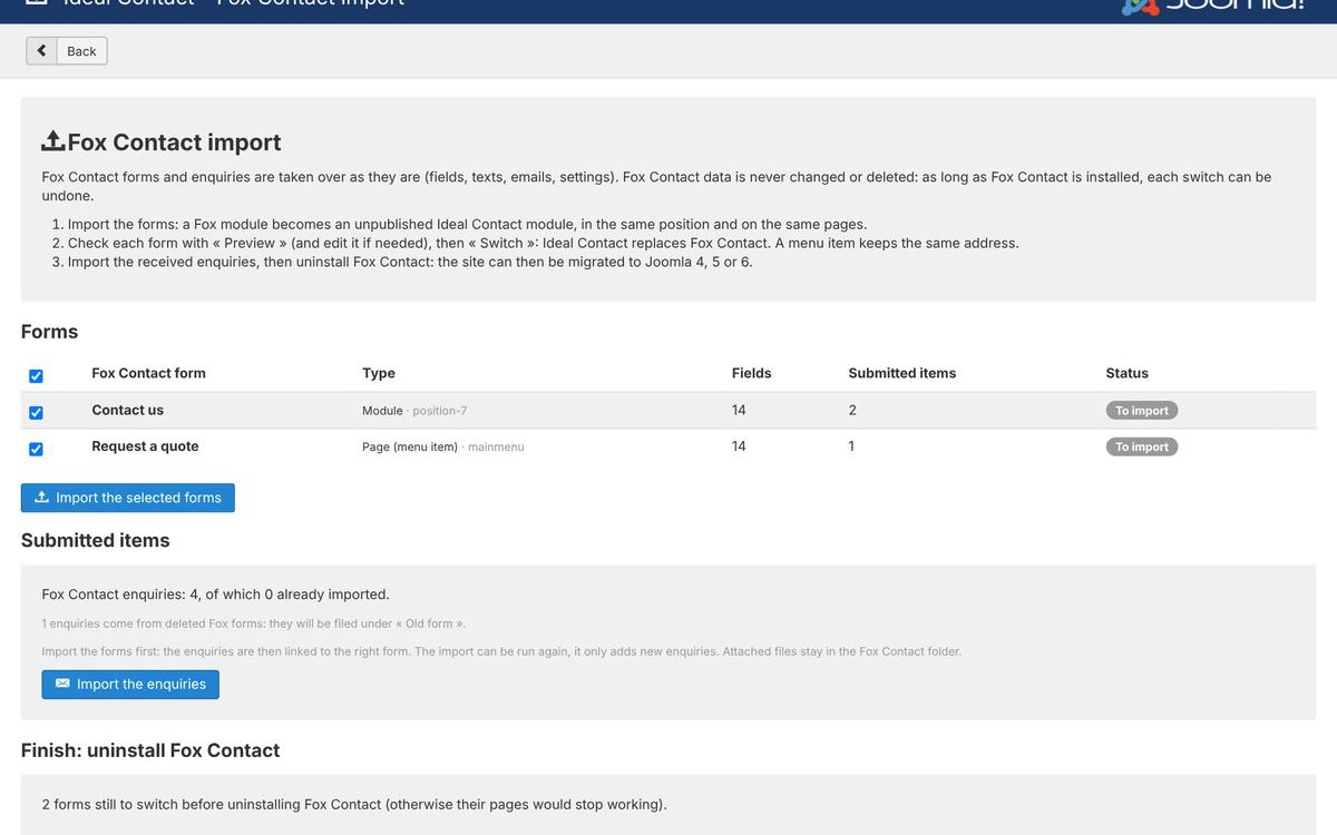 Step 2 – Everything is analysed